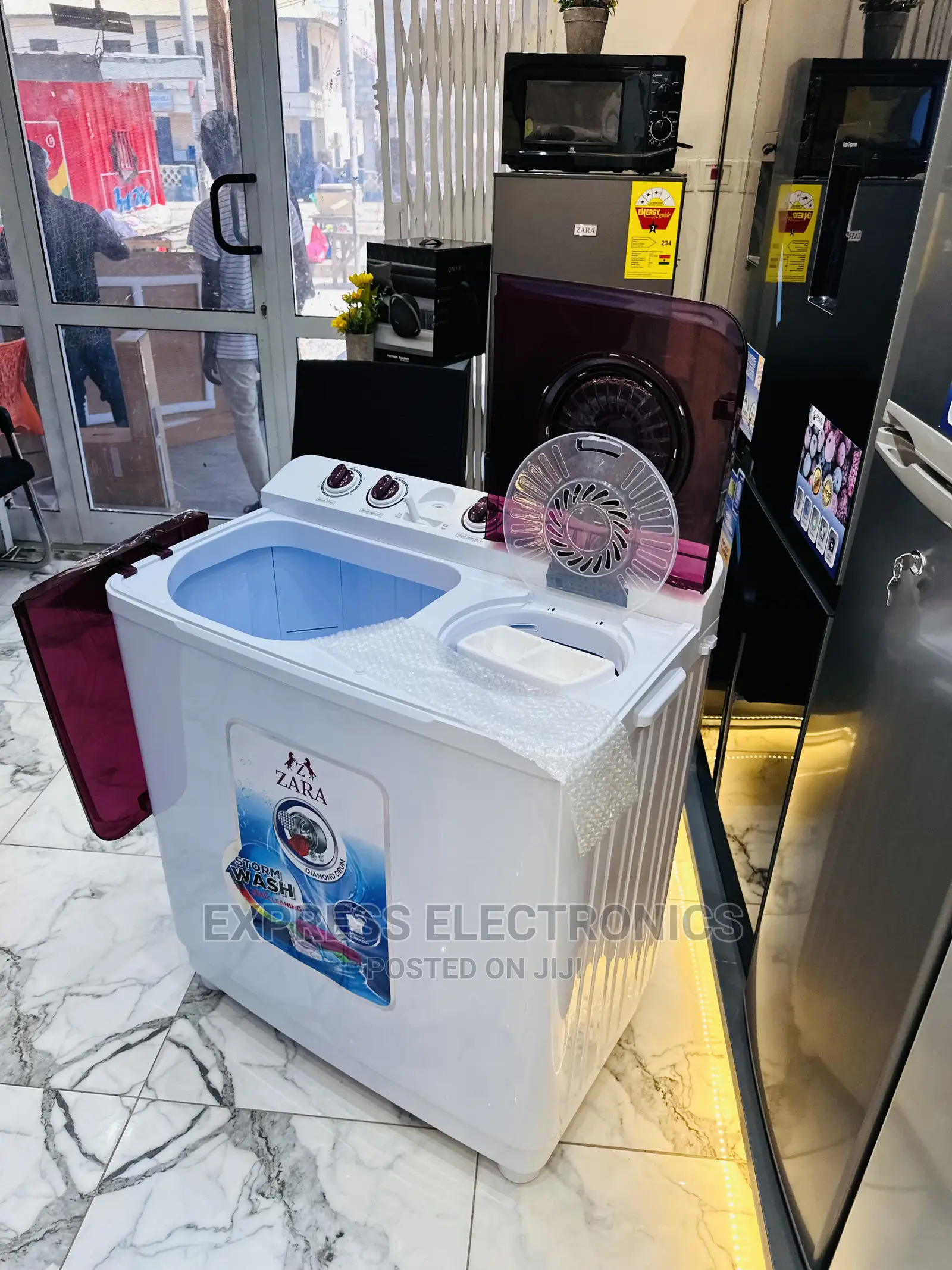 Stay Cool  With 12kg Zara Topload Washing Machine Twintub