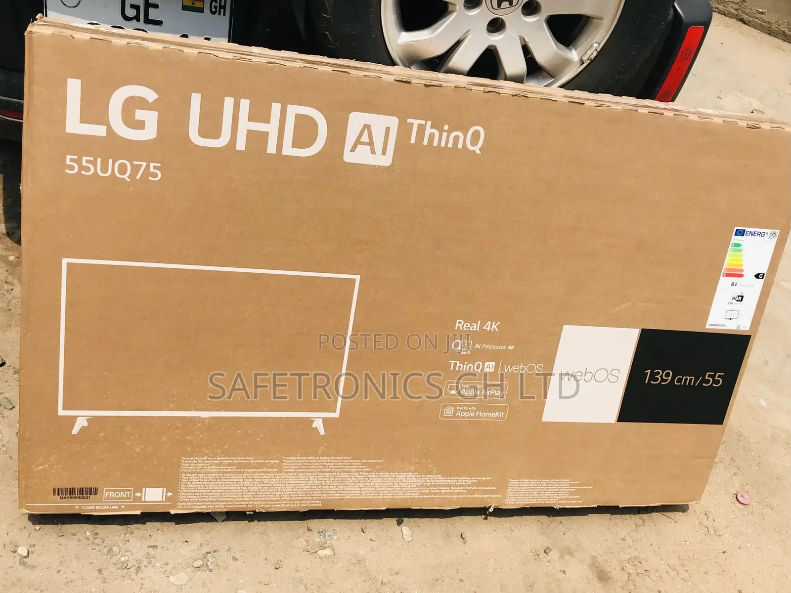 Smart UQ75 Glossy LED 55 Inches UHD Crystal LG Tv