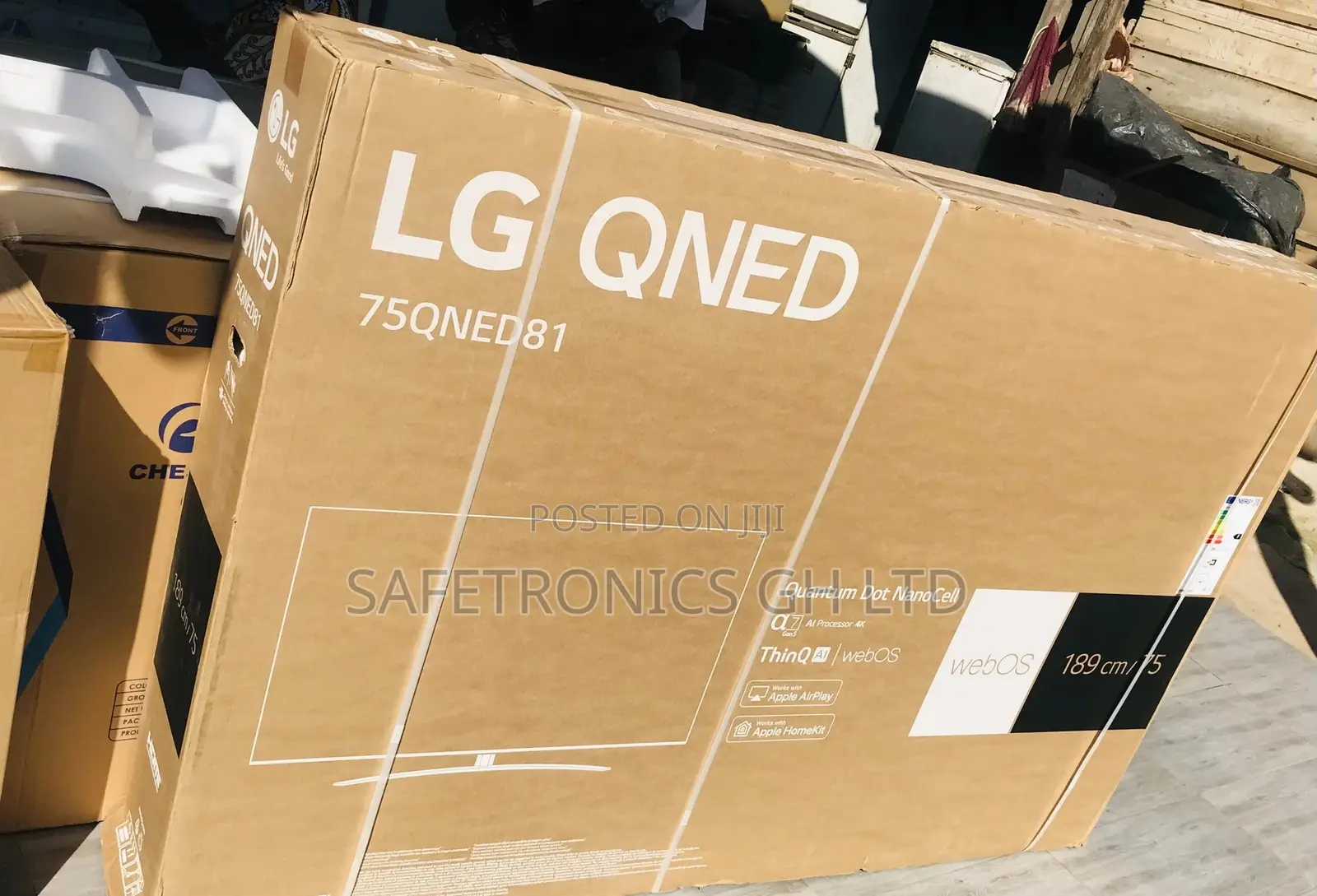 QLED Glossy UHD Smart 75 Inches QNED813 LG Crystal Tv