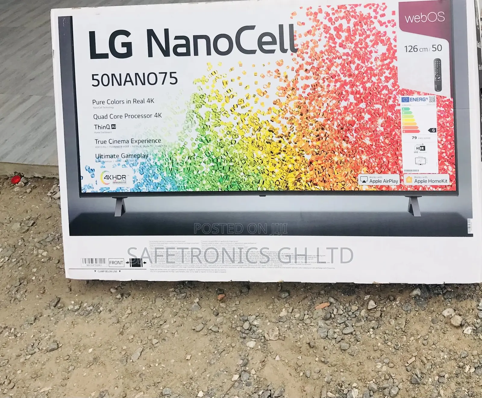 Nano75 LG 50 Inches Glossy LED UHD Smart Tv