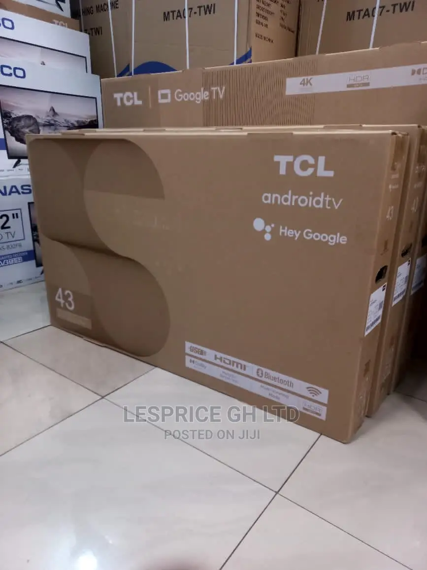 TCL 43” Android Smart UHD TV