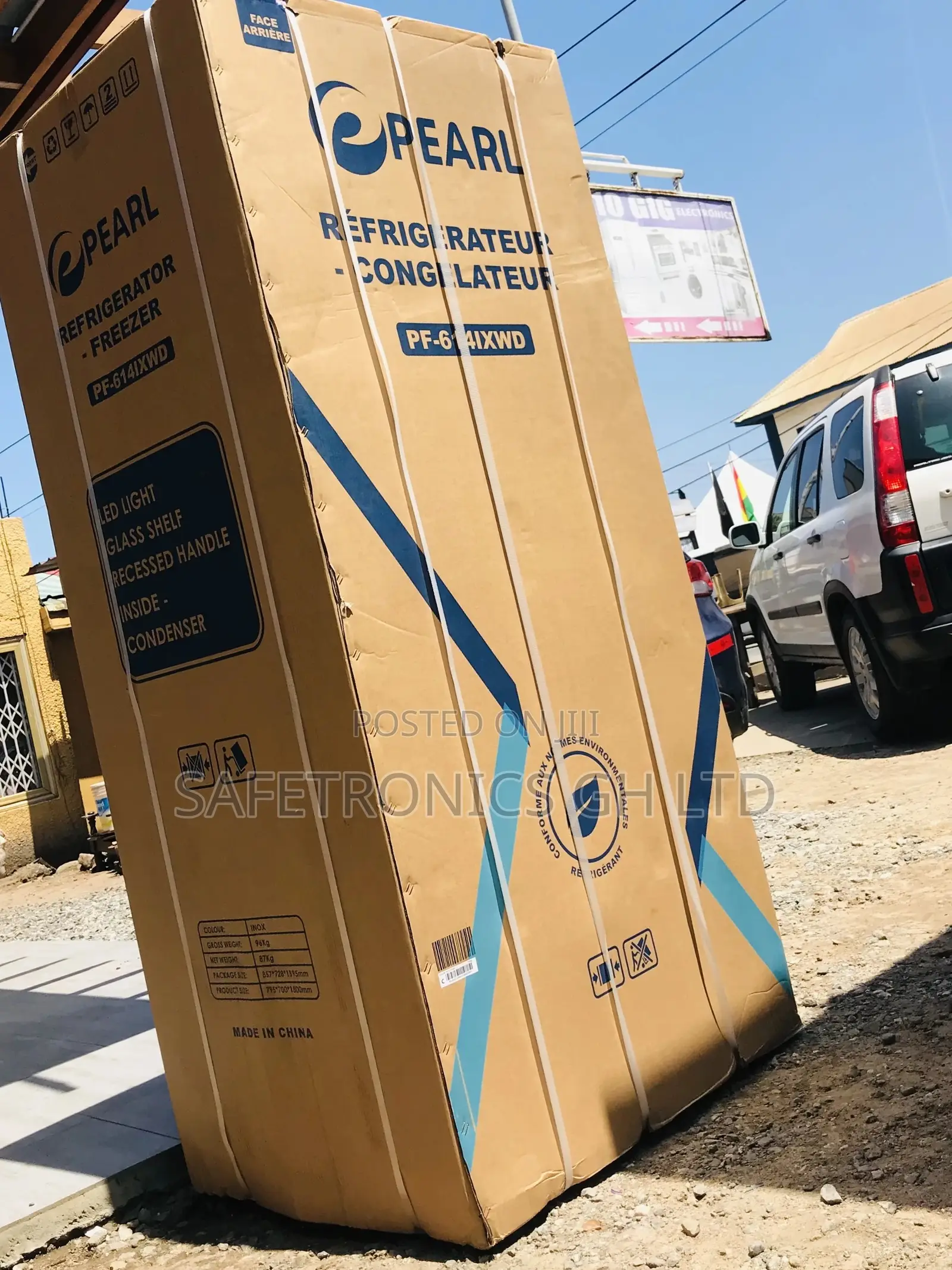 Bottomfreezer PF-614IXWD 4 Doors Pearl Unique Fridge