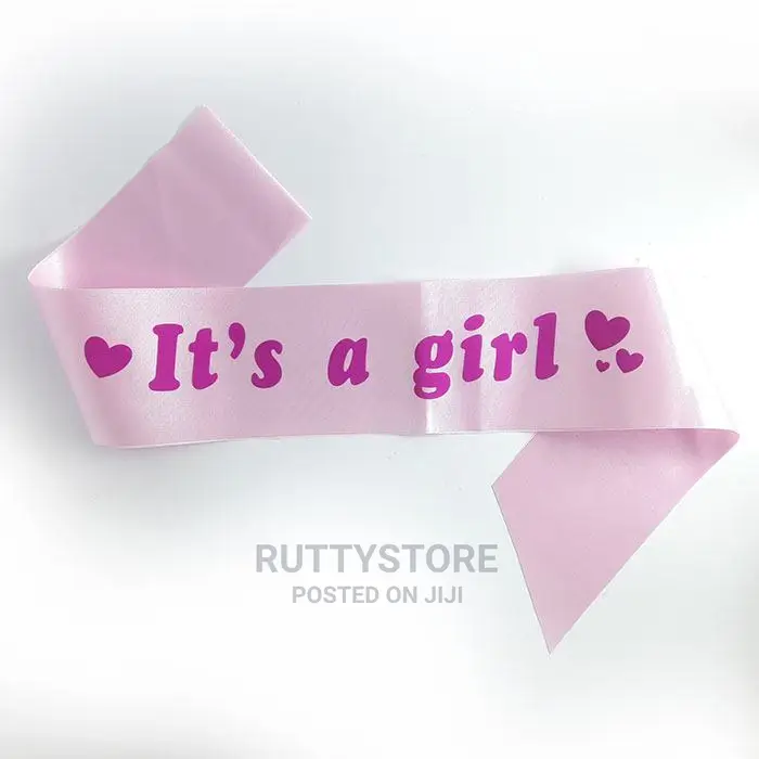 It's A Girl / Boy Sash / Mom To Be / Welcome