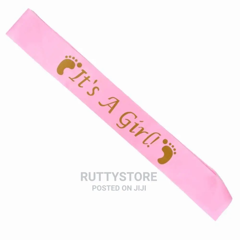 It's A Girl / Boy Sash / Mom To Be / Welcome