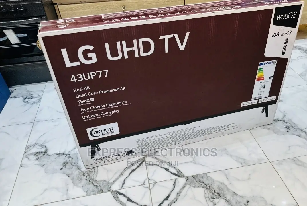 Fresg Display LG UHD Smart Glossy Screen 43”Up77 Tv 