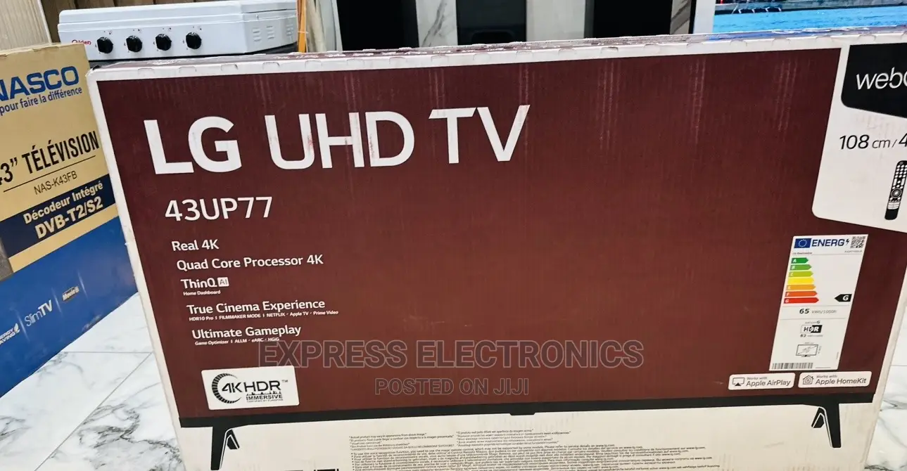 Fresg Display LG UHD Smart Glossy Screen 43”Up77 Tv 