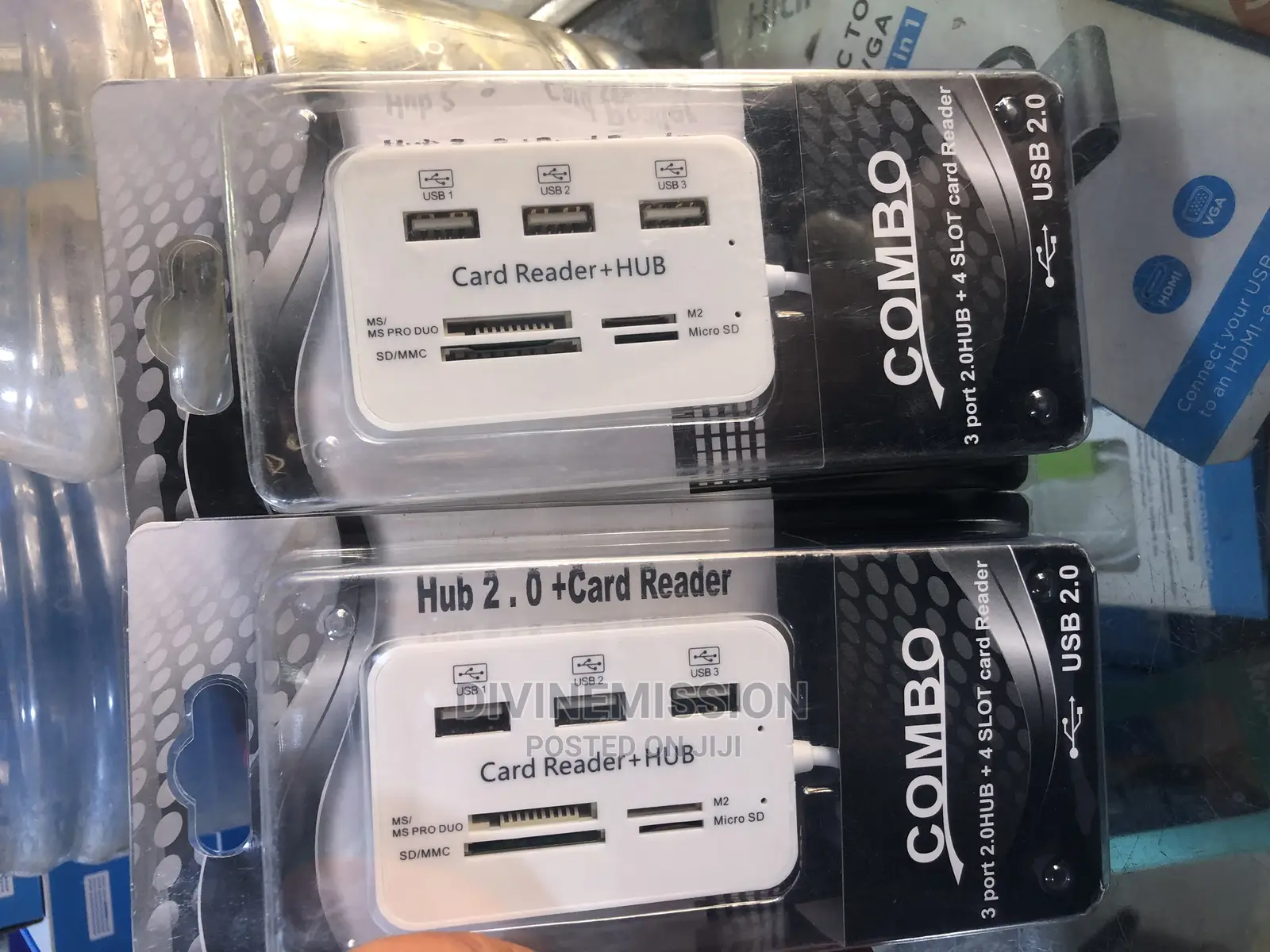 Combo Usb Hub With Card Reader