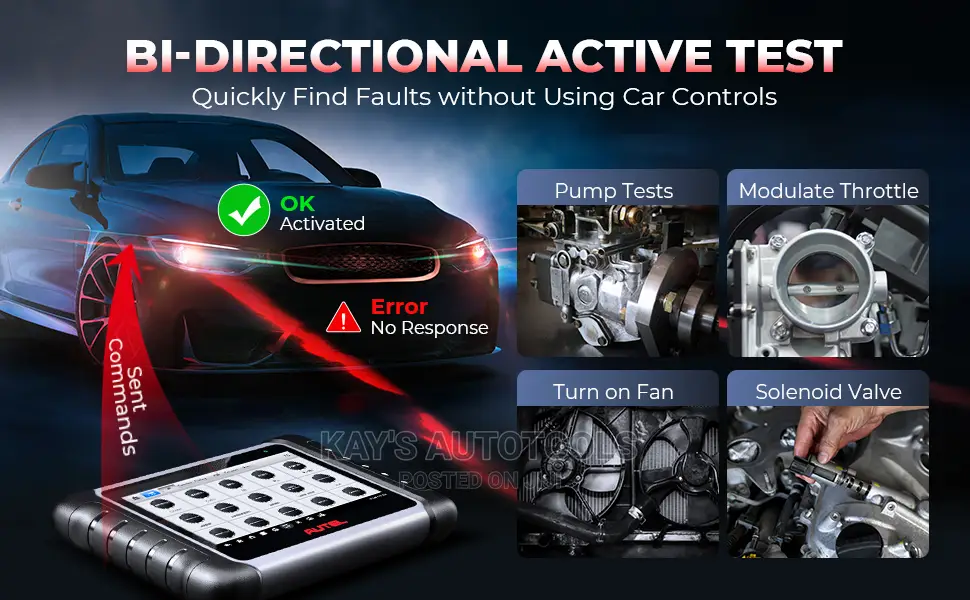 Autel Mx808s Car Diagnostics Tool 2 Years Free Updates