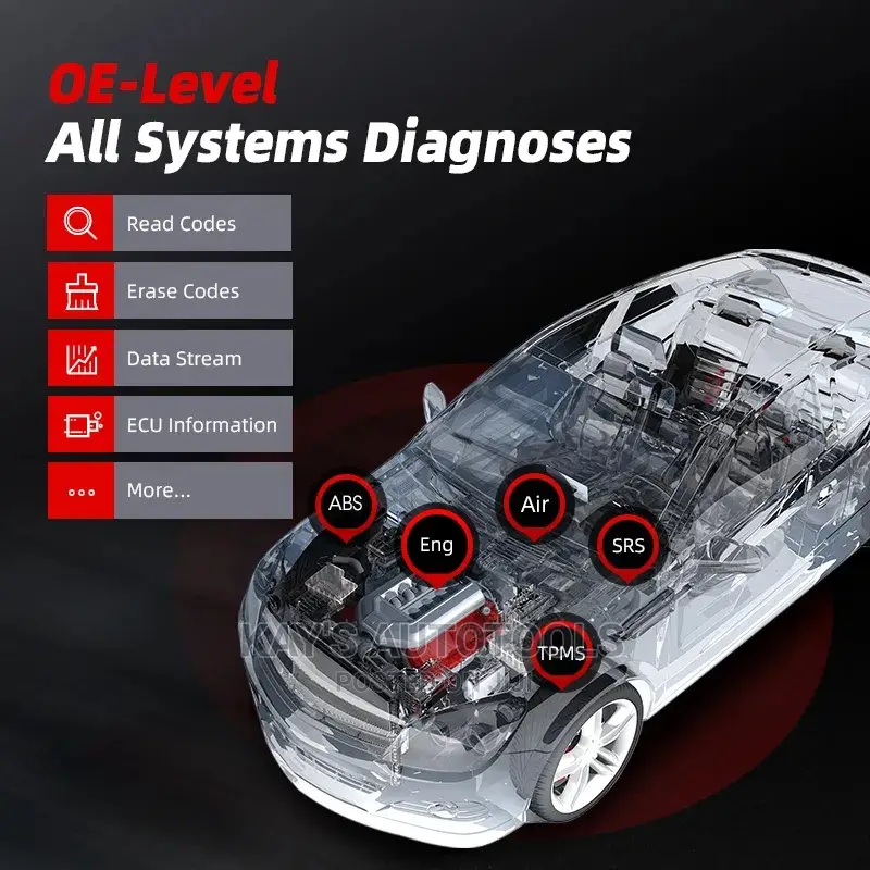 Autel Mx808s Car Diagnostics Tool 2 Years Free Updates