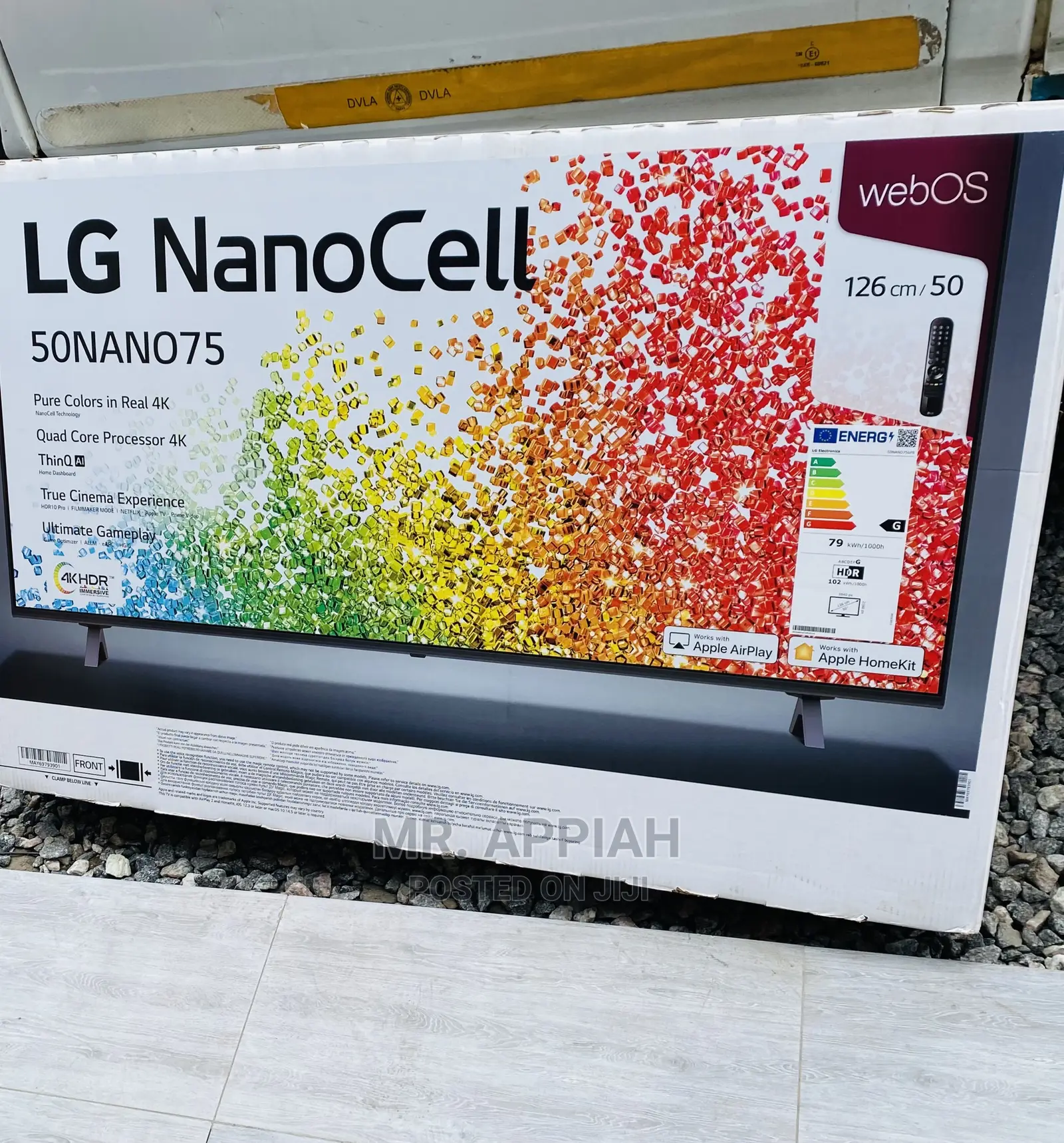Classic LG 50NANO756 50 Inch Nanocell Smart Tv.