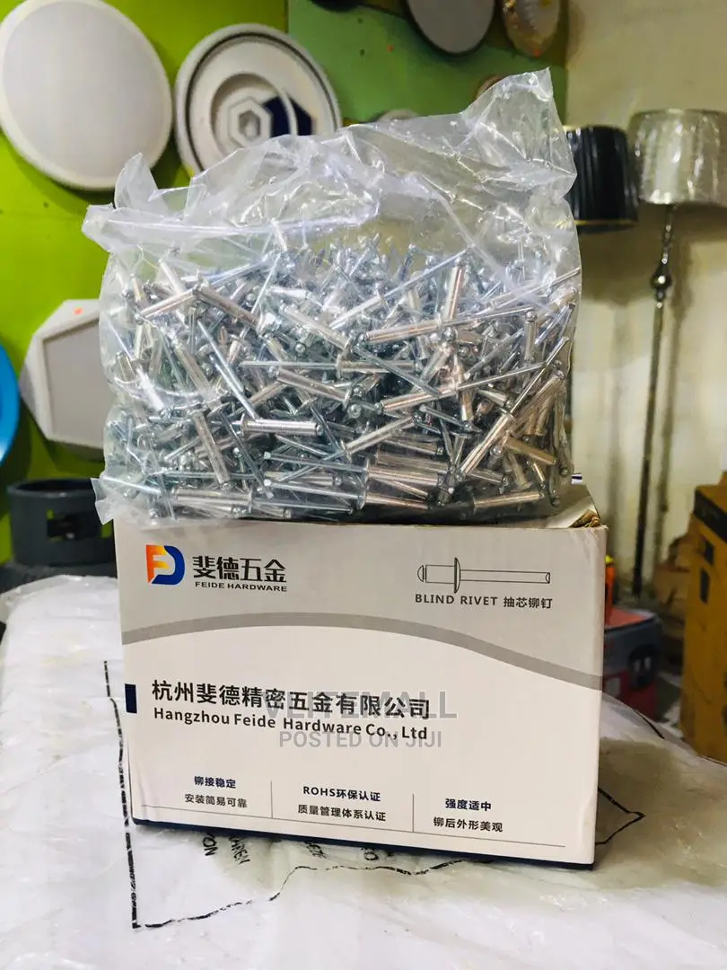 500pcs Aluminum Blind Rivets (4.0MMX19MM)