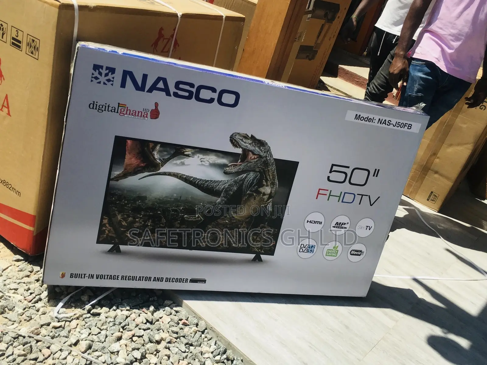 Digital Satellite 50 Inches Glossy LED Nasco Tv 