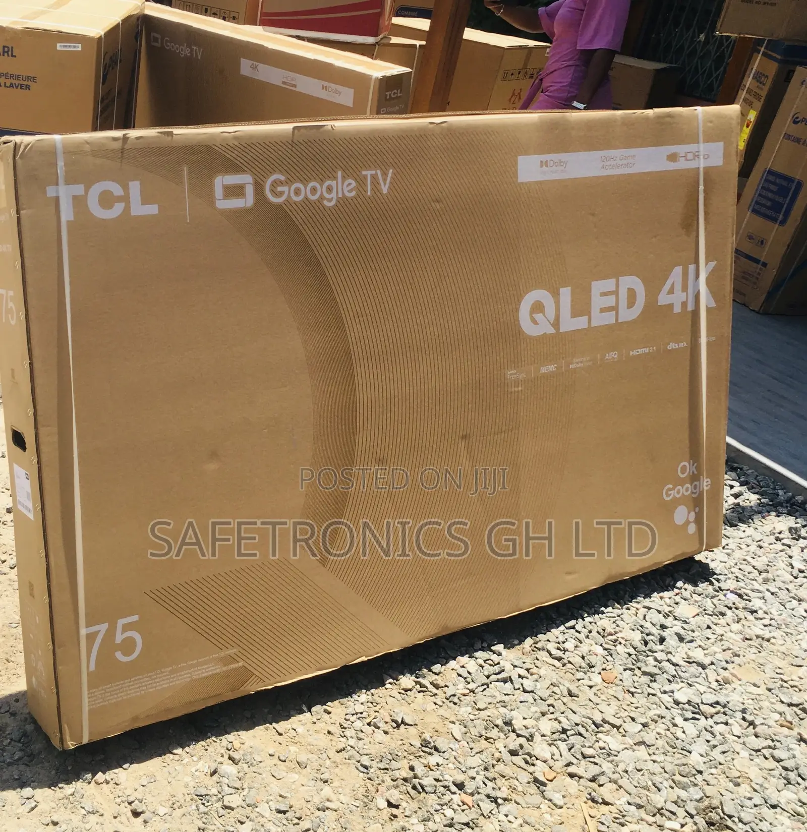 P635 TCL 75 Inches Glossy QLED Quality High Tv