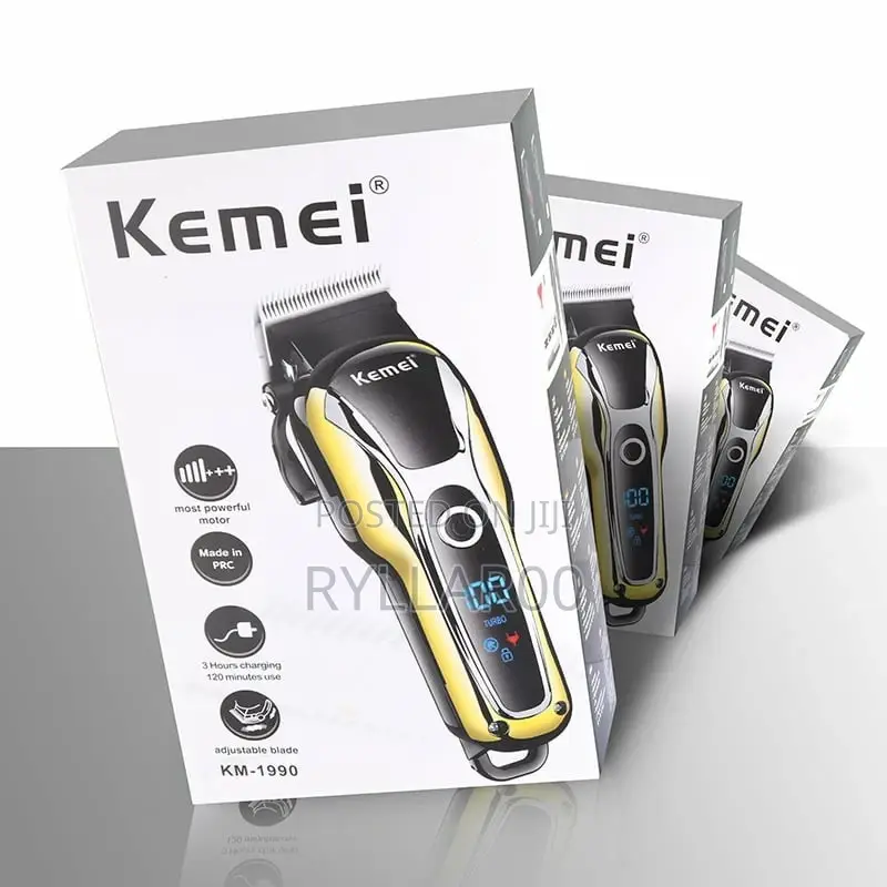 Professional Cordless Hair Clipper Kemei