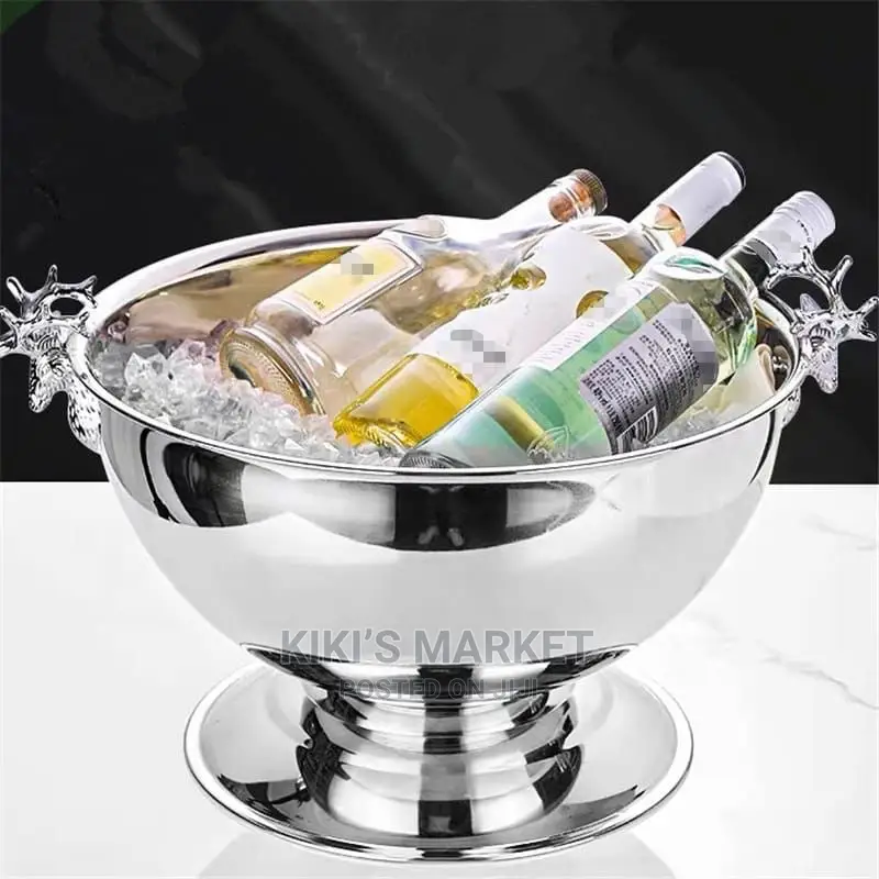 Champagne Bucket Available in Silver,Gold Black/Gold