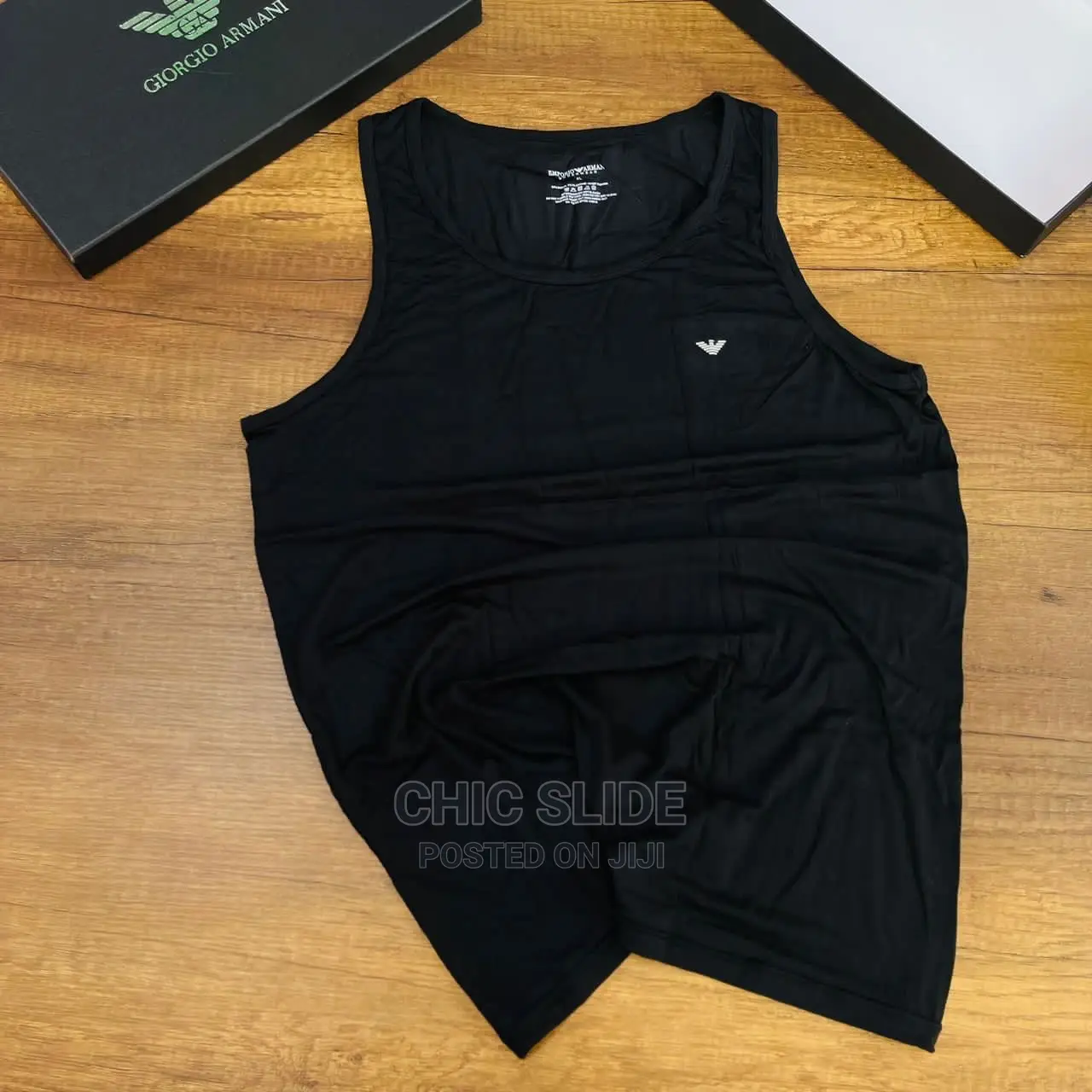 Armani Tank Tops 3 in a Box
