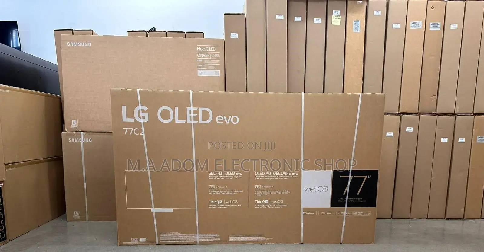Brand New Lg 77” OLED Tv C2 2022 Mode Ultra Slim Model