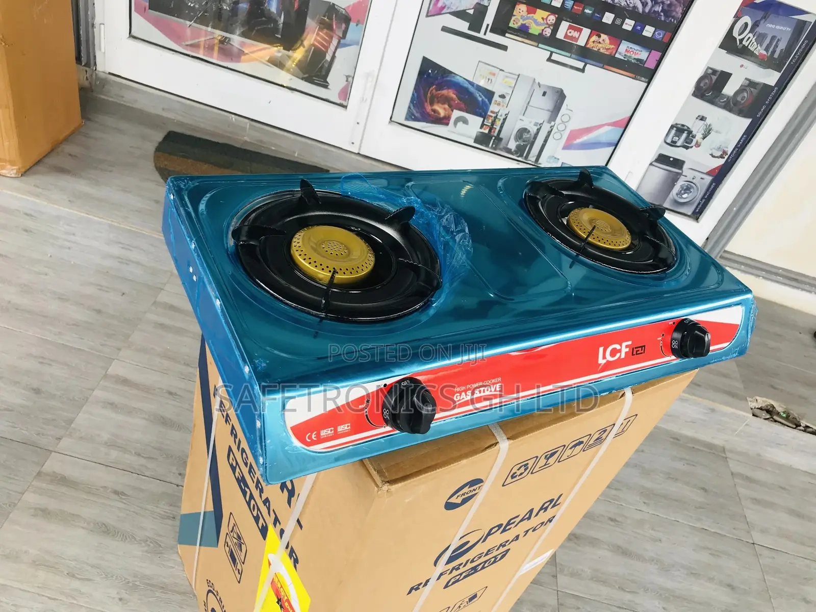 Original LCF 2 Burner Gas Cooker Steel 