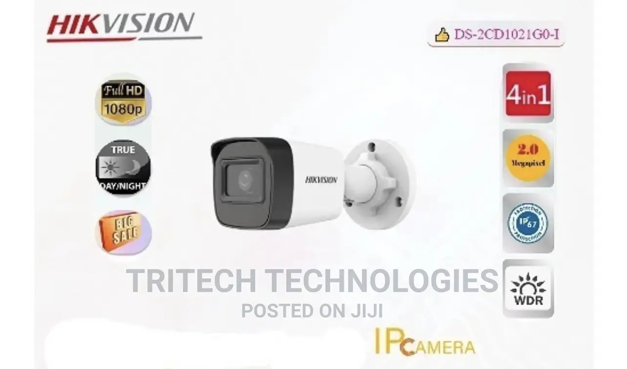 HIKVISION DS-2CD1021GOE-I/ECO | 2MP Outdoor Ip Camera