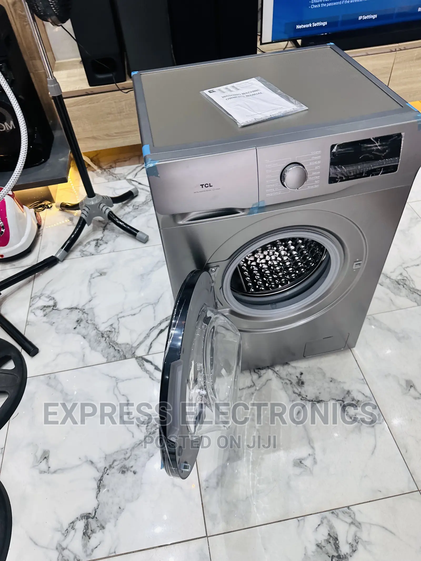 Pure Copper Motor P609fl 9kg Front Load TCL Washing Machine