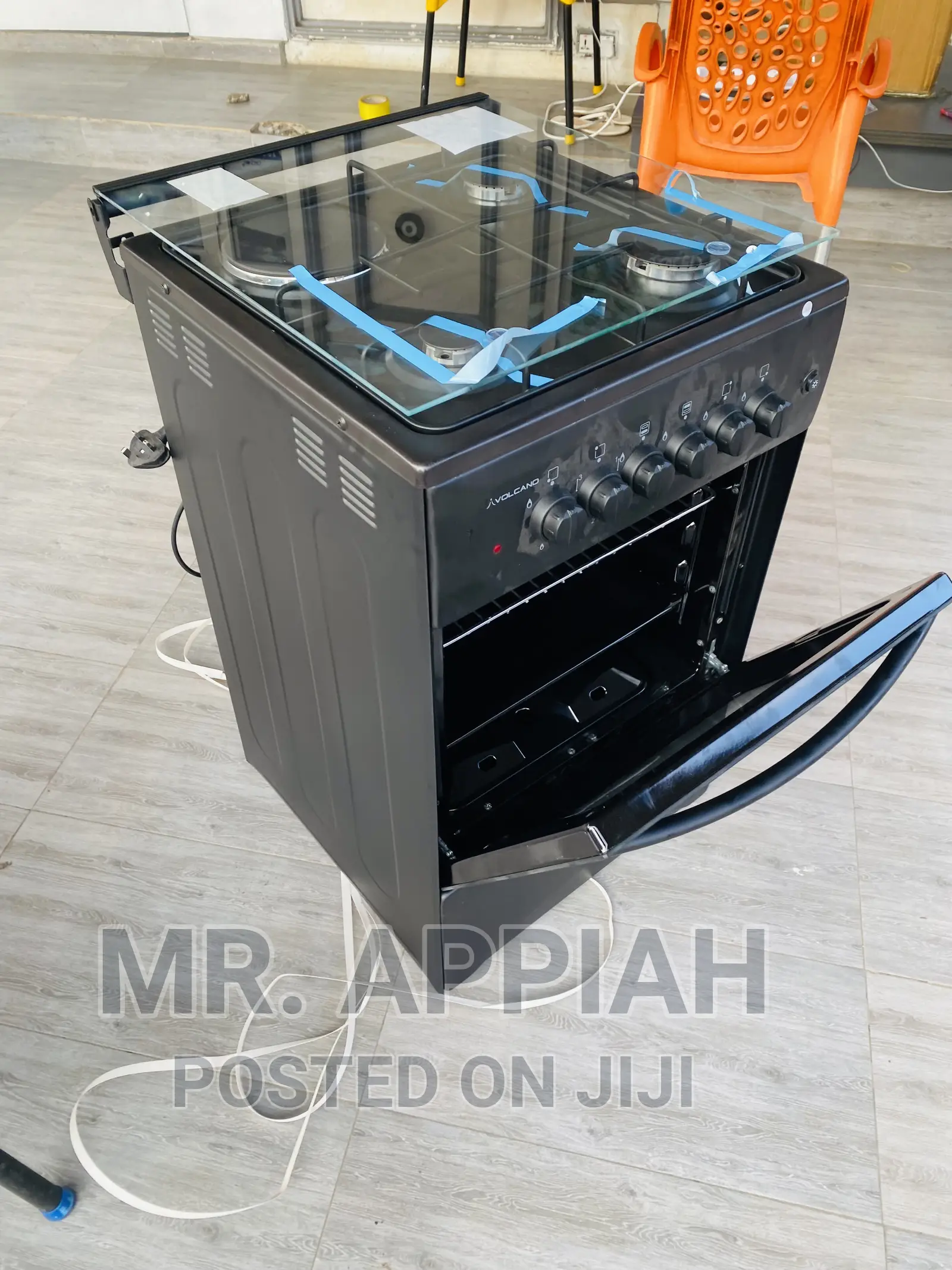 Black,Durable and AffordableVolcano 1electric + 3gas Burner