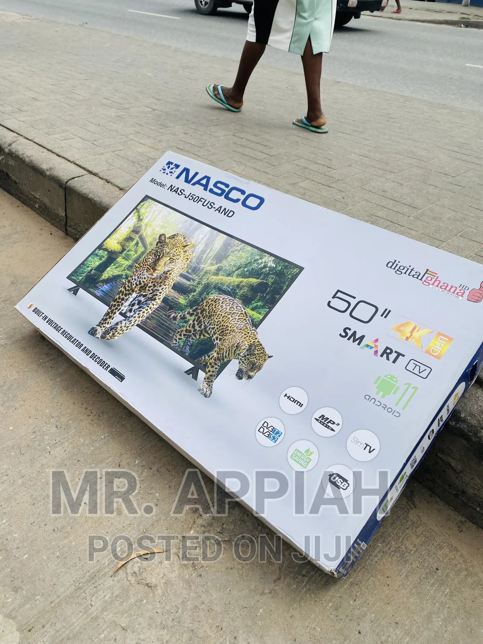 Budget-Friendly 50 Inch Nasco Smart Uhd Tv(Black)