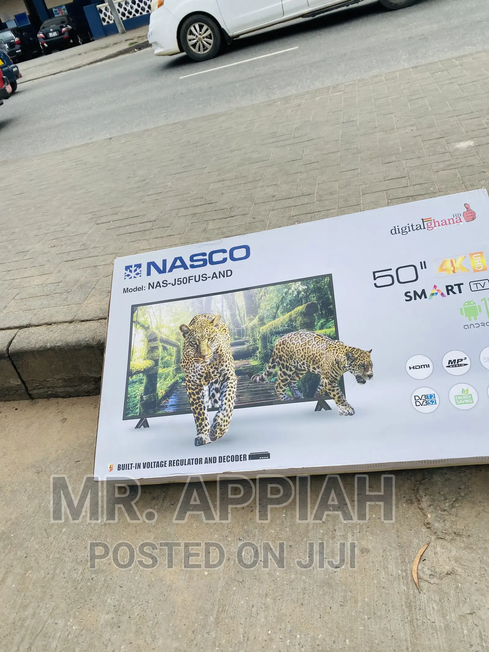 Budget-Friendly 50 Inch Nasco Smart Uhd Tv(Black)