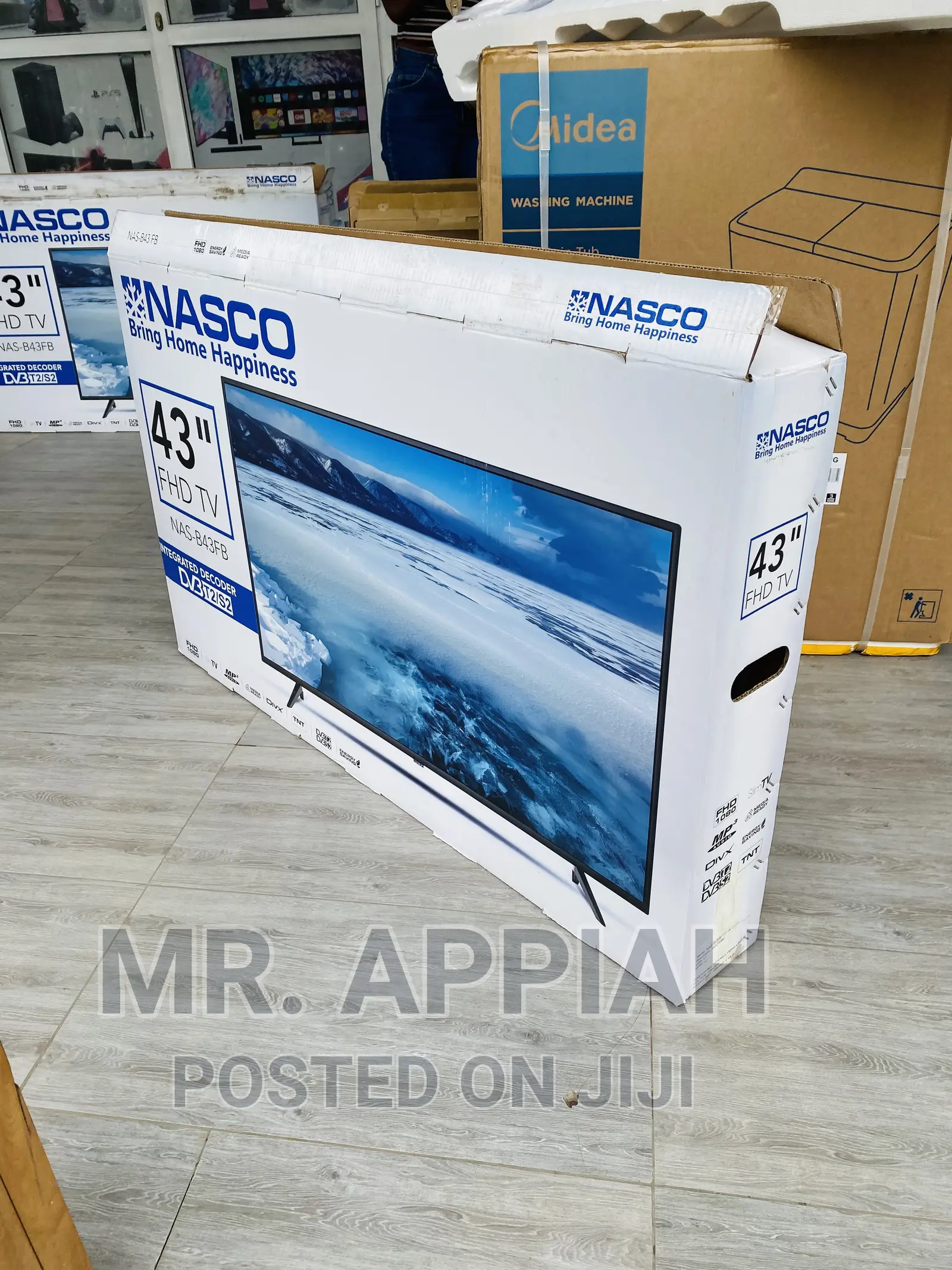 New Nasco 43 Inch Digital Full HD LED Tv(Black)