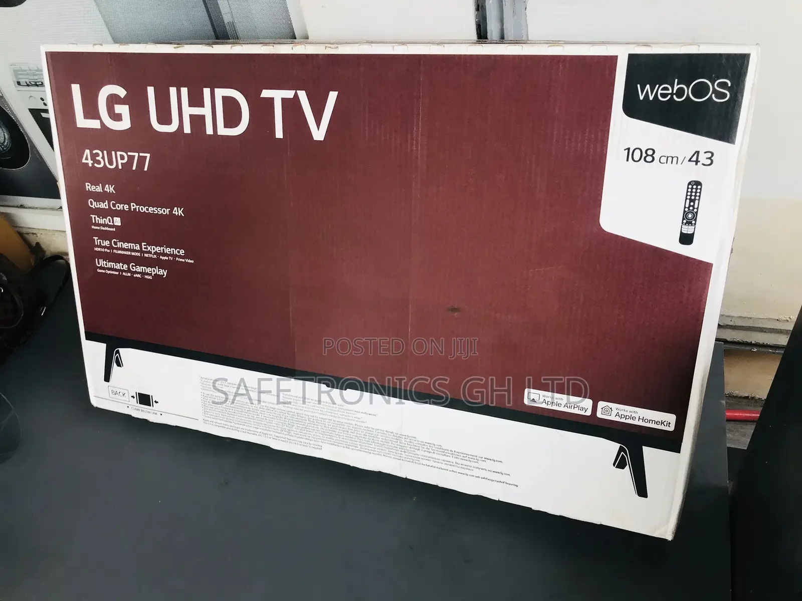 Quality Crystal Lg 43 Inches Glossy LED UP77 Tv