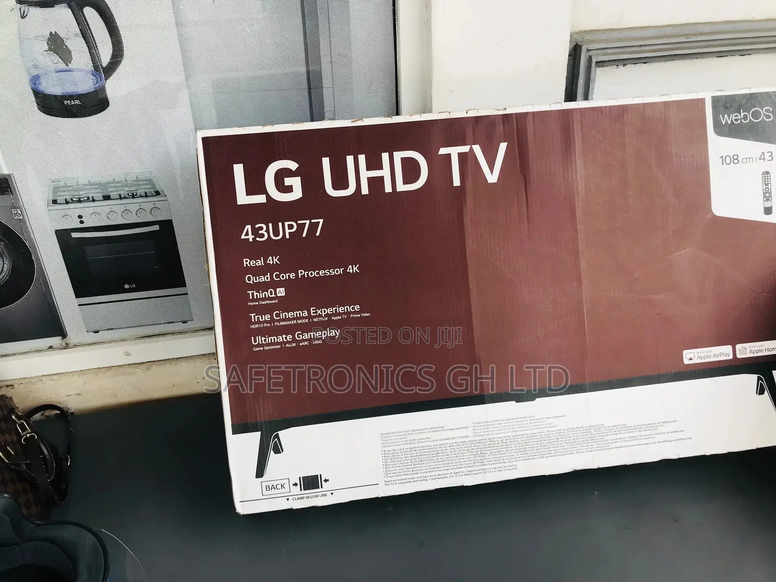 Quality Crystal Lg 43 Inches Glossy LED UP77 Tv
