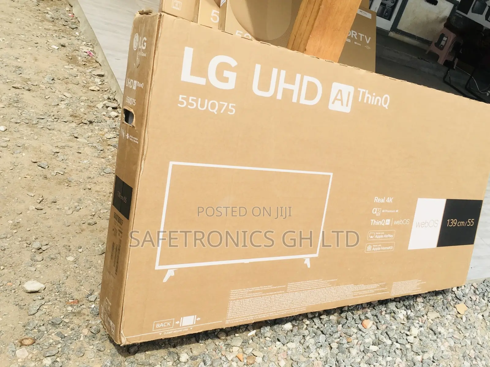55 Inches Glossy LED Lg UQ75 Smart Tv