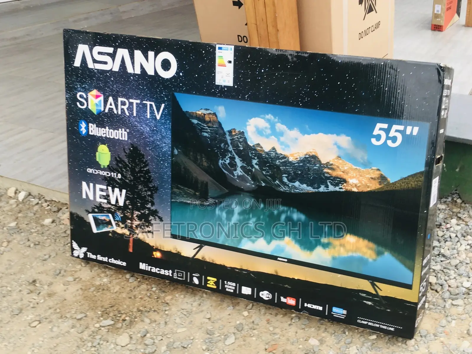 55 Inches Glossy LED Asano Best Quality Tv