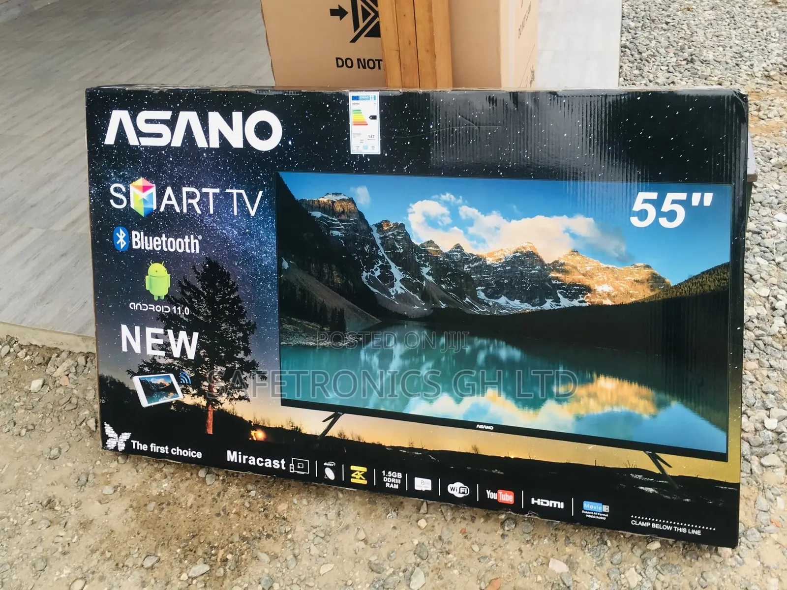 55 Inches Glossy LED Asano Best Quality Tv