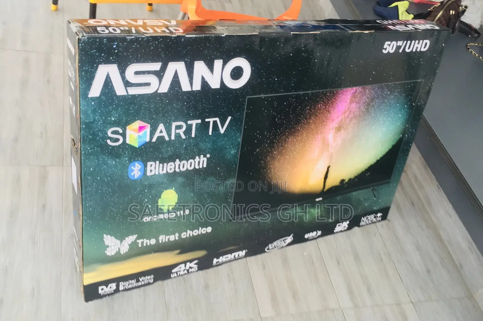 50 Inches Glossy LED Smart UHD  Asano Tv