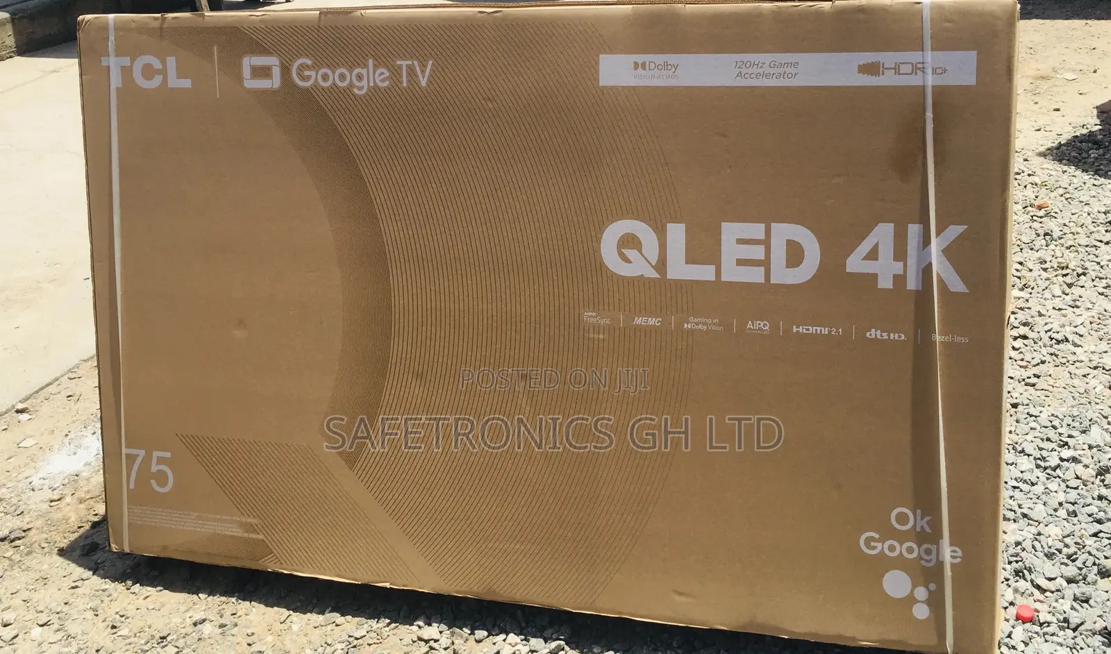 Glossy QLED TCL 75 Inches Glossy C645 Tv