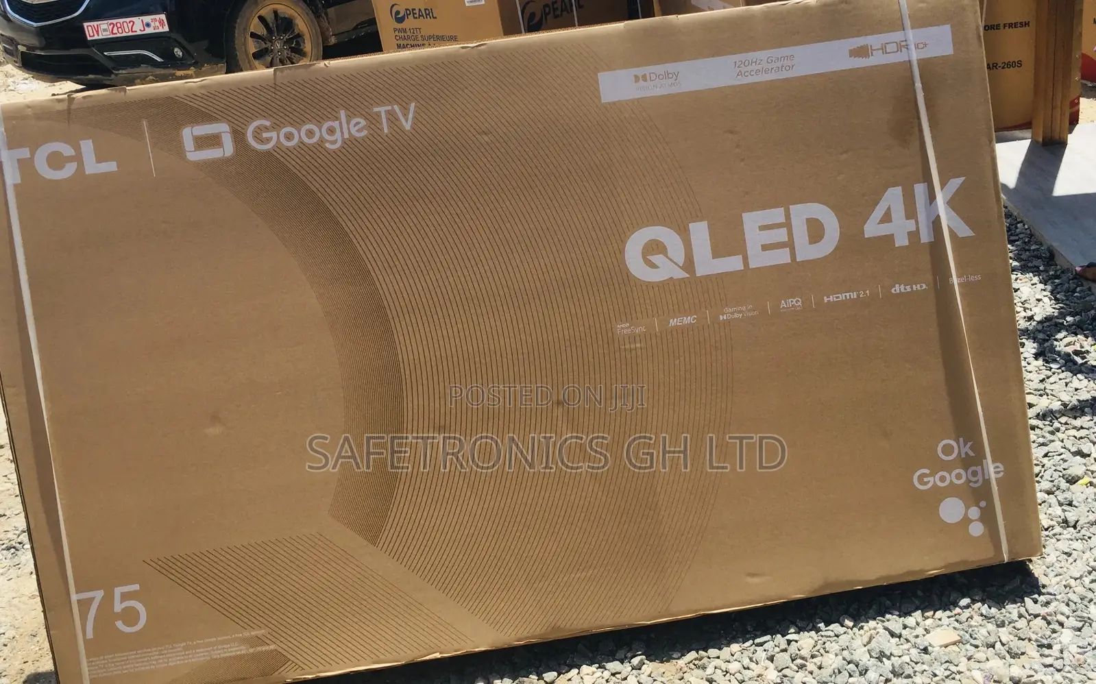 QLED 75 Inches Glossy LED TCL HDR Smart 