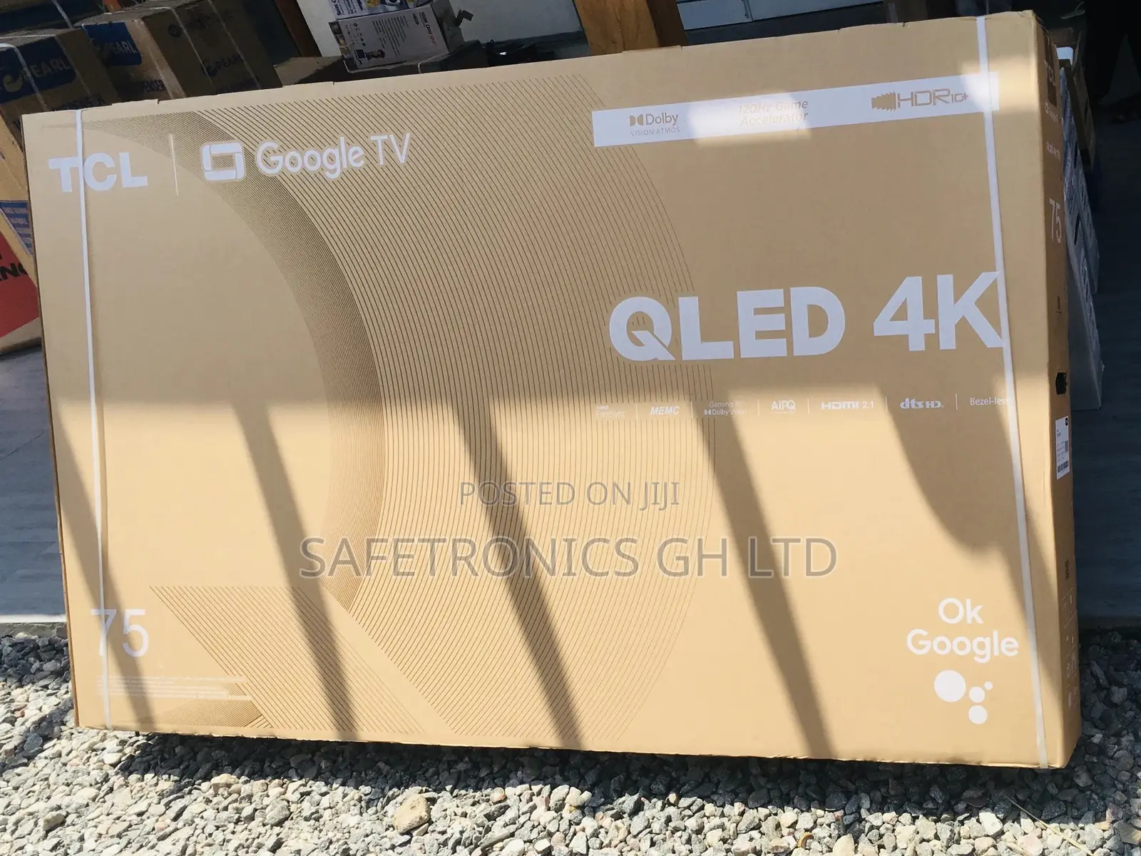 75 Inches Glossy QLED Glossy TCL Smart  Tv