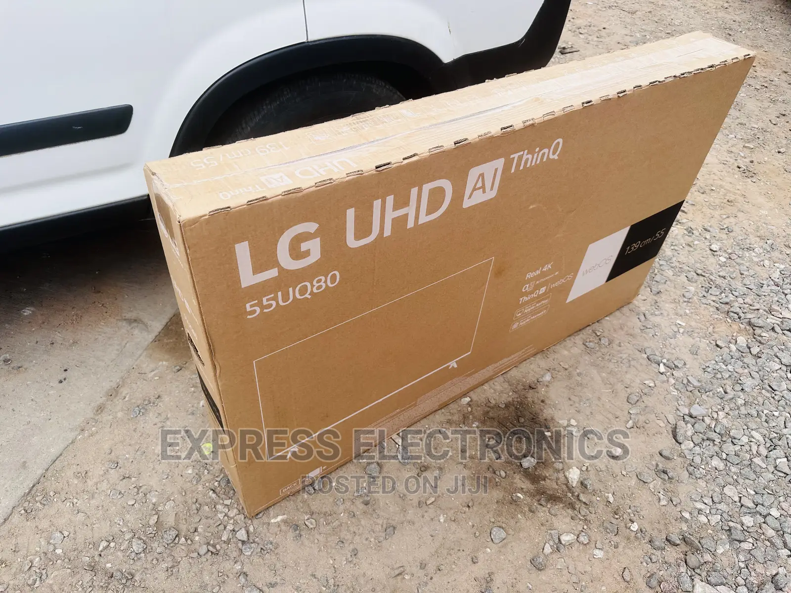 UHD Dimming Smart LG Uq80 55” Tv Glossy Display