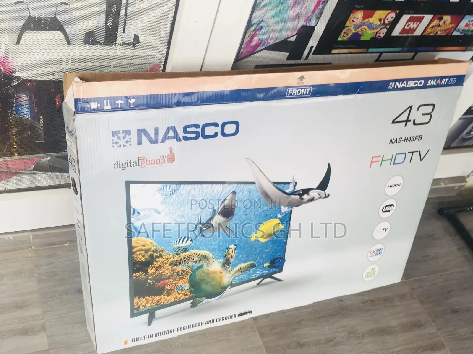 Nasco 43 Inches Glossy LED Digital Satellite Tv