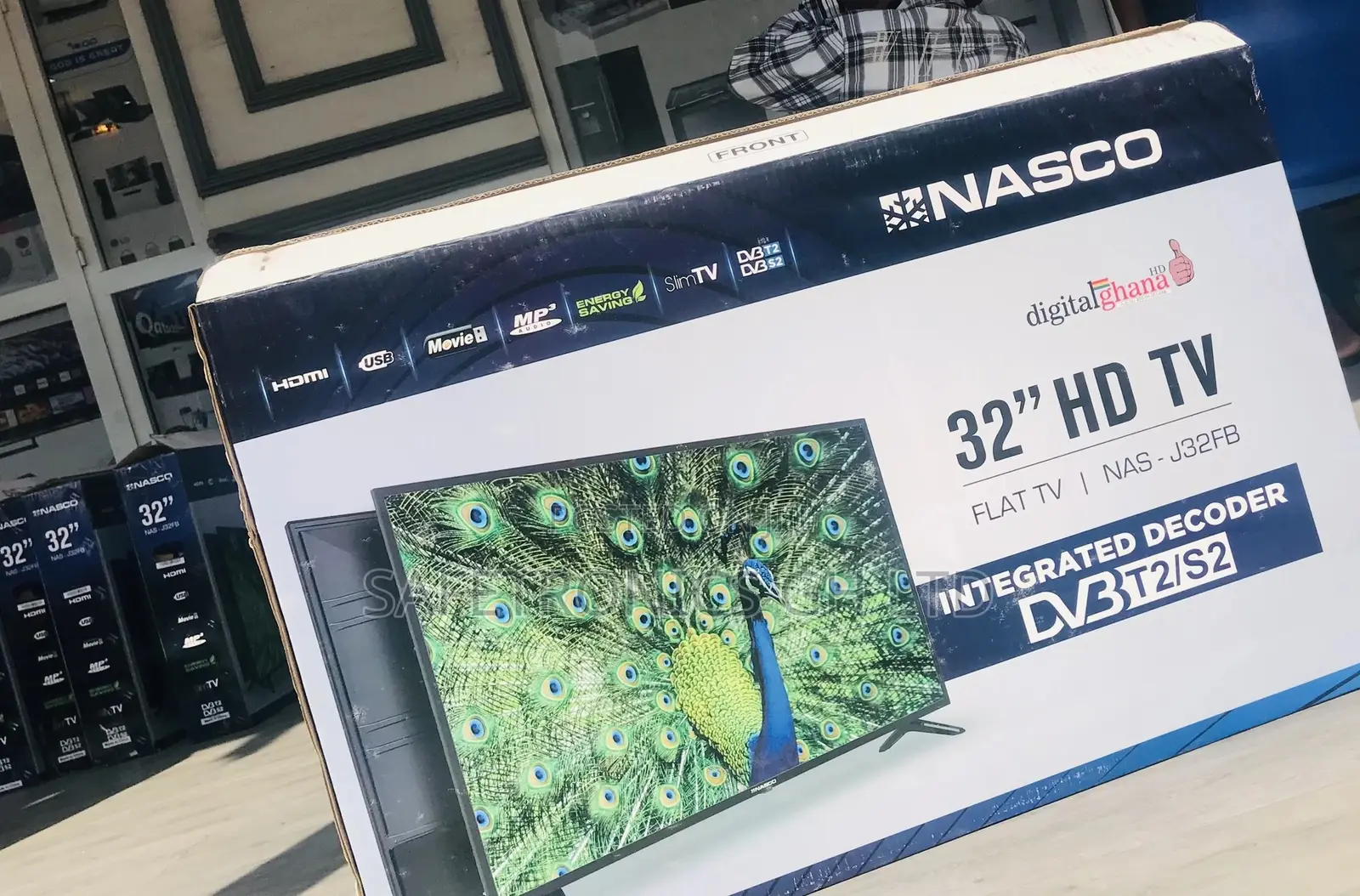 Unique Nasco Digital Satellite LED Glossy 32 Inches Tv