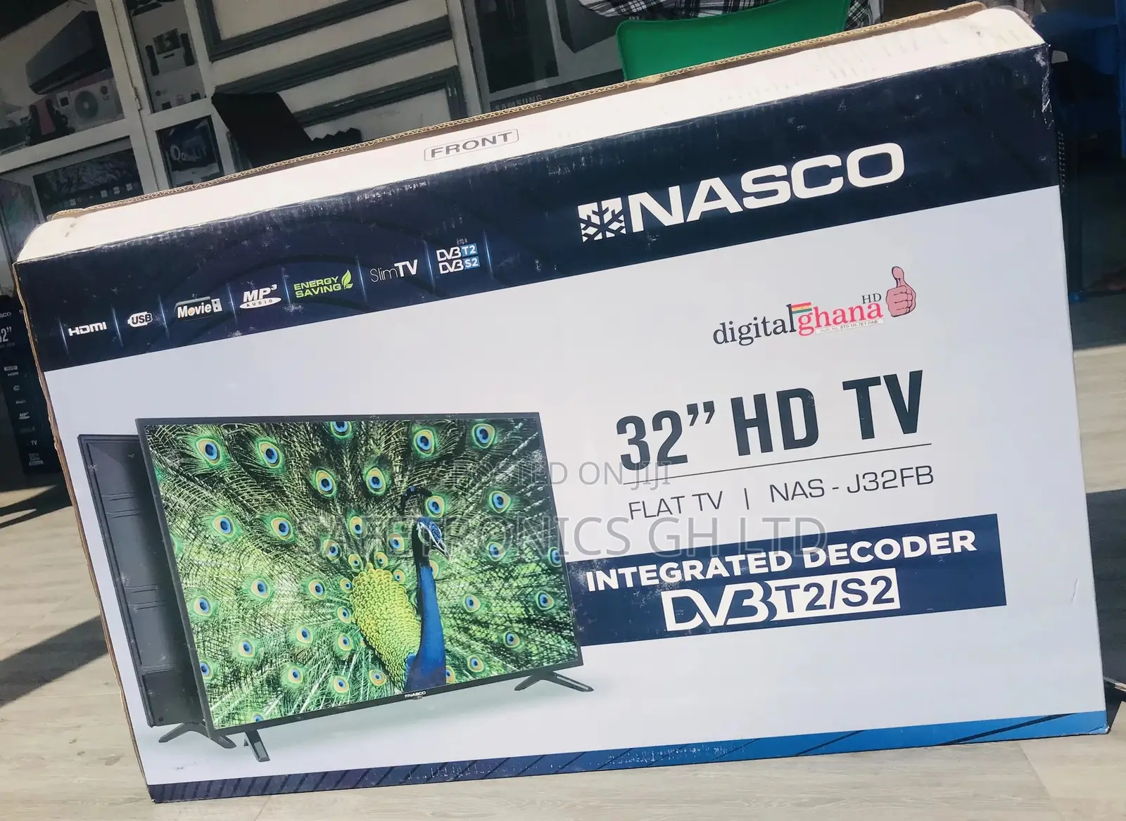 Unique Nasco Digital Satellite LED Glossy 32 Inches Tv