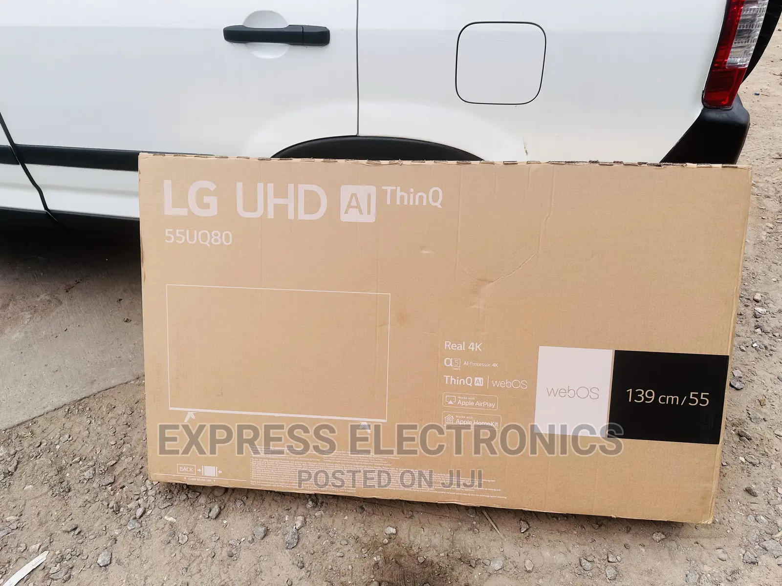 Greater Contrast Display UHD Smart Lg 55”Uq80