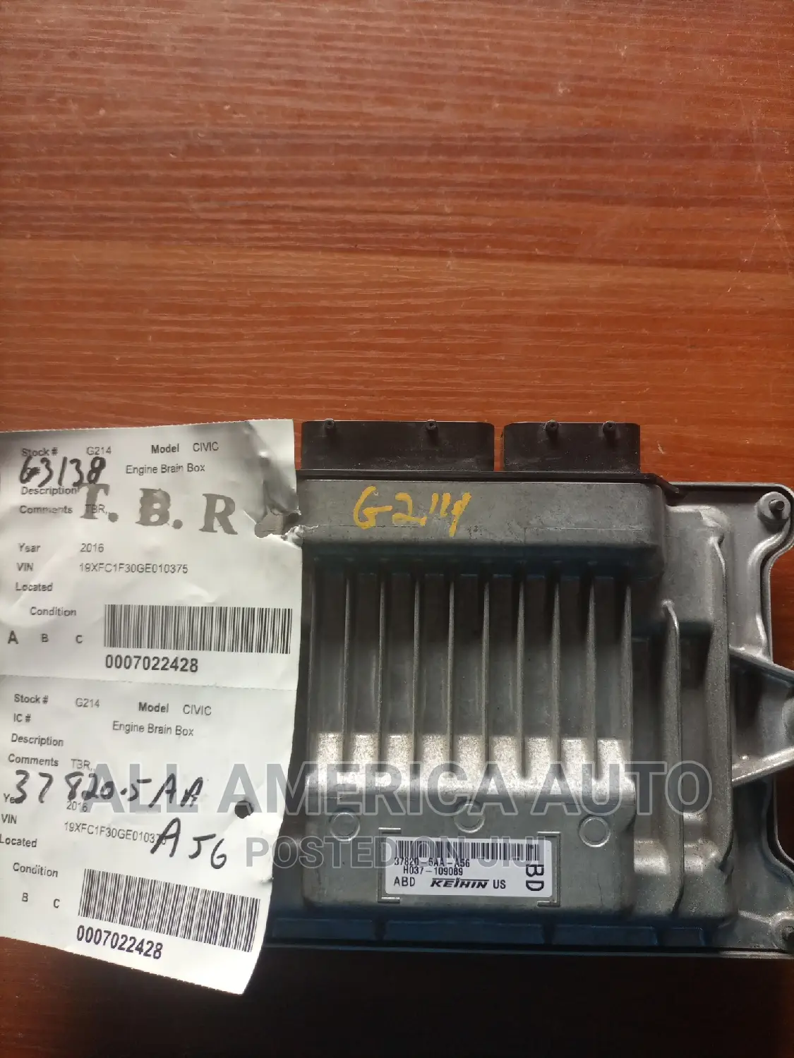 Ecu Honda Civic (Control Board)