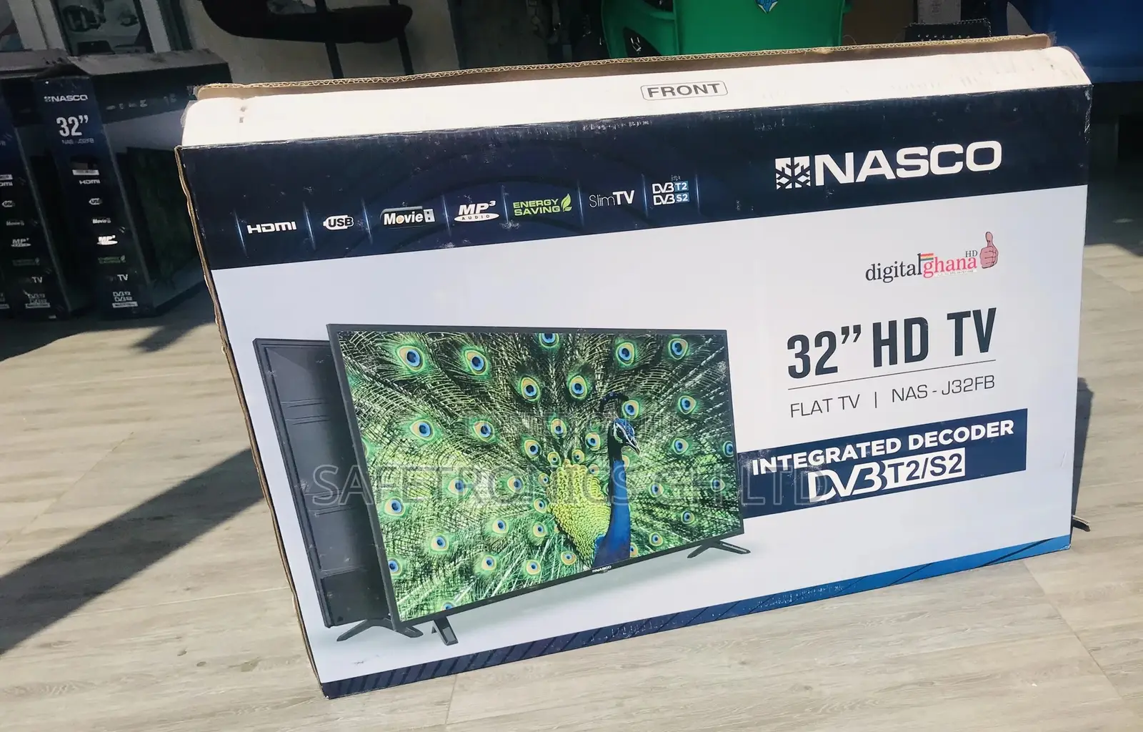 LED Glossy Nasco Digital Satellite 32 Inches Tv