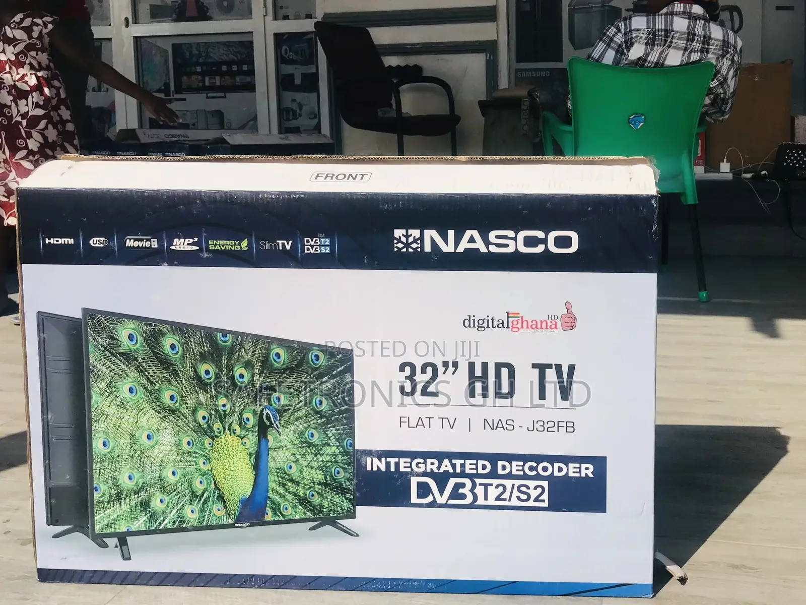 LED Glossy Nasco Digital Satellite 32 Inches Tv