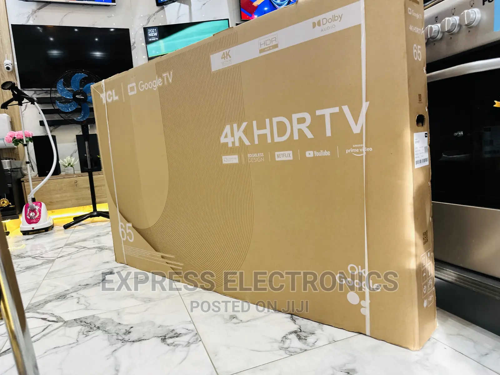 Fresh in Box UHD Glossy Black Slim TVTCL 75p6354k