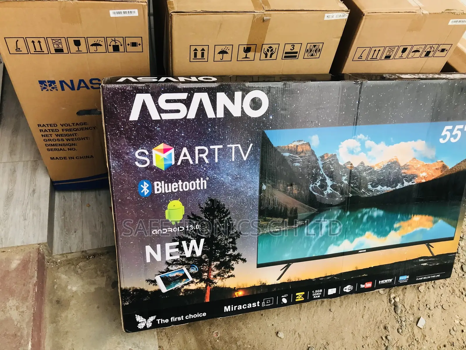 UHD Unique Smart Asano 55 Inches Glossy LED Bluetooth Tv