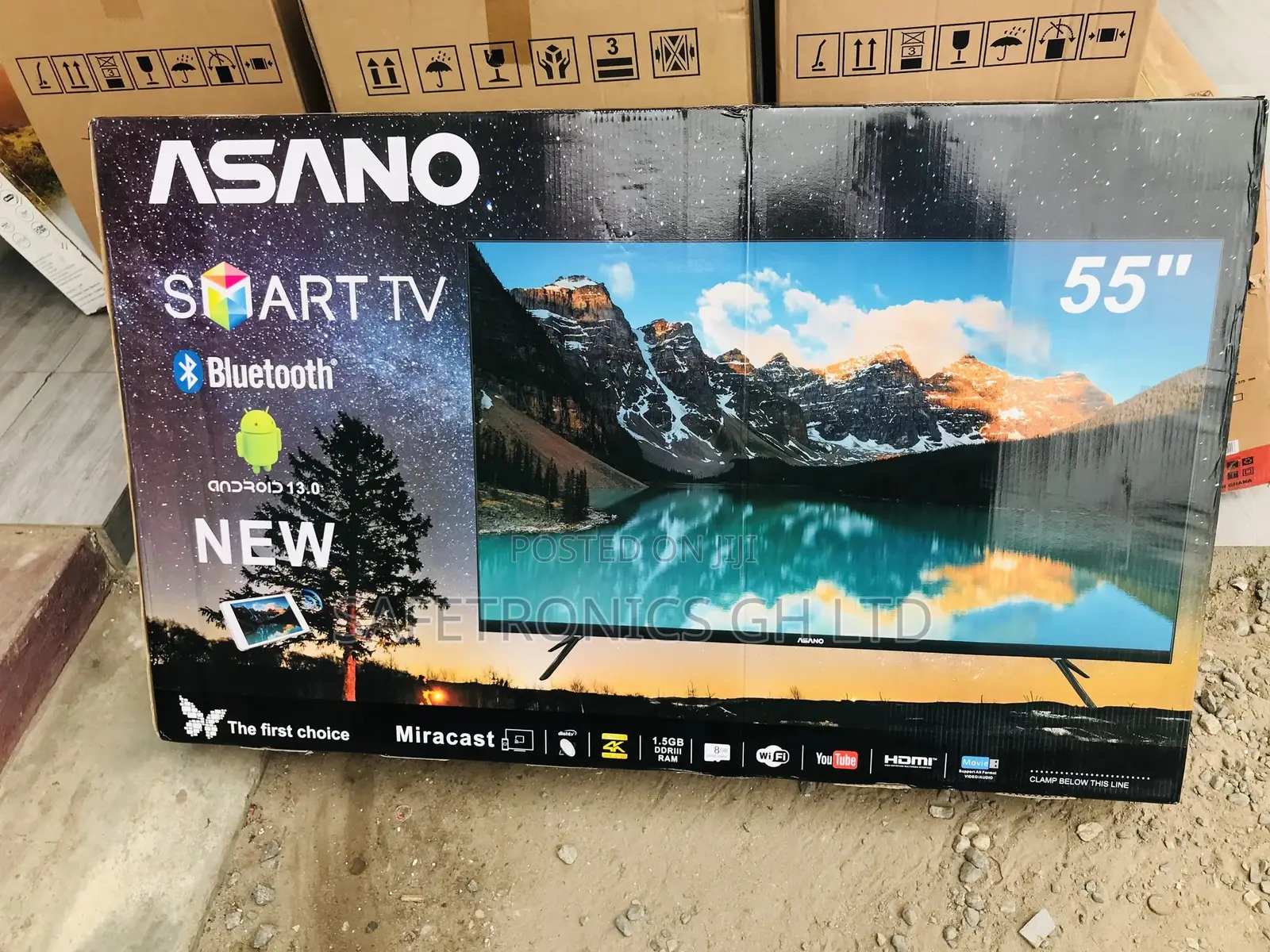 Purchase Less on Smart 55 Inches LED Asano UHD Glossy Tv