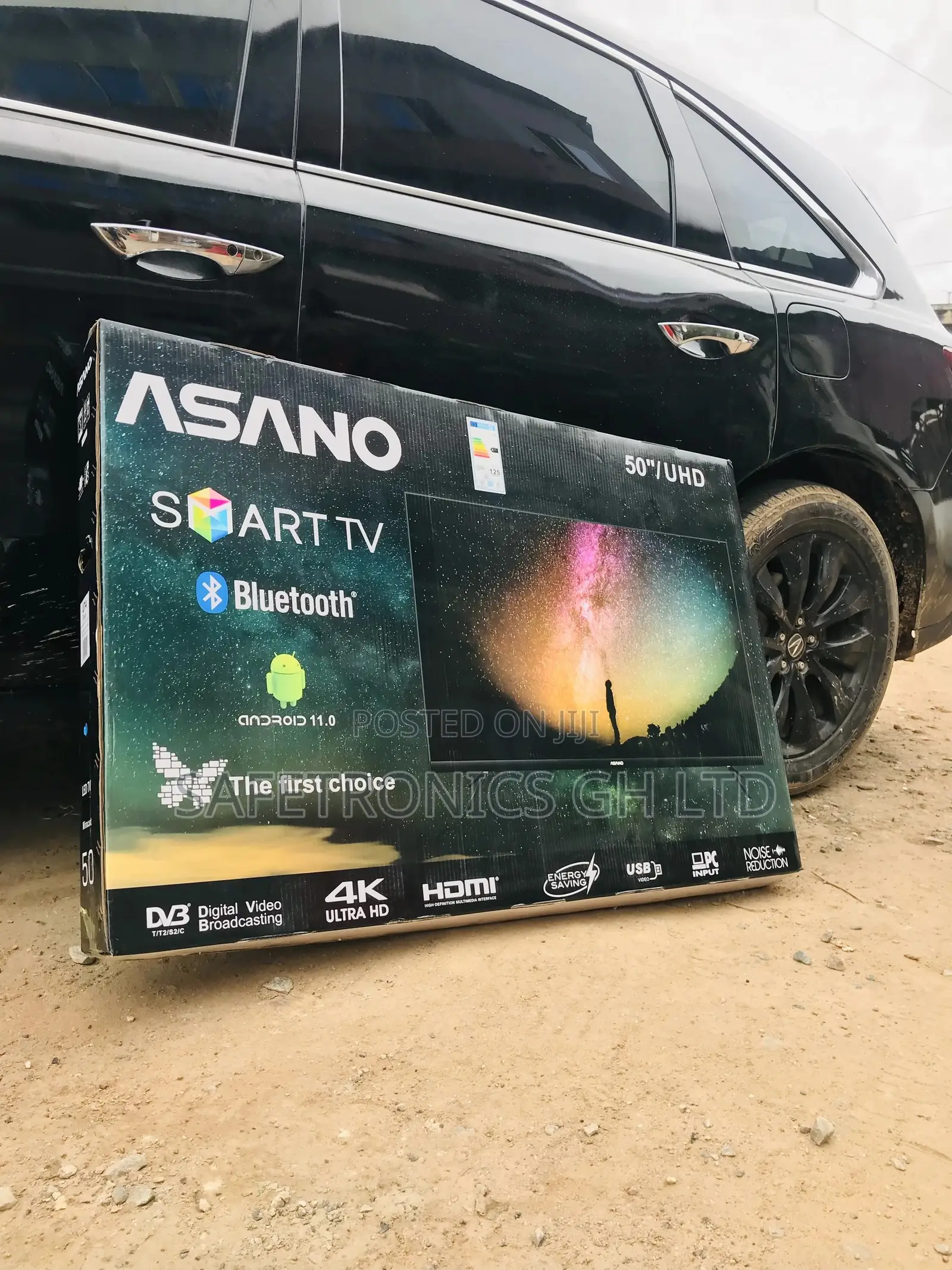 Smart Asano 50 Inches Glossy LED UHD Bluetooth Tv