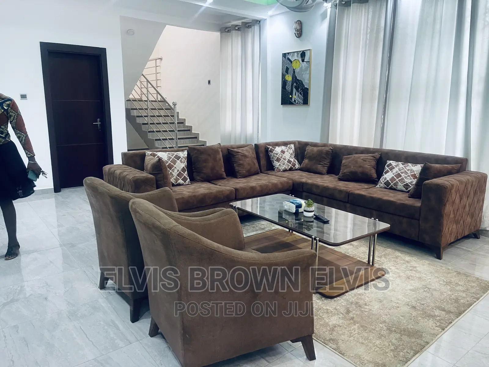 Furnished 2bdrm Duplex in Living Large, East Legon for rent